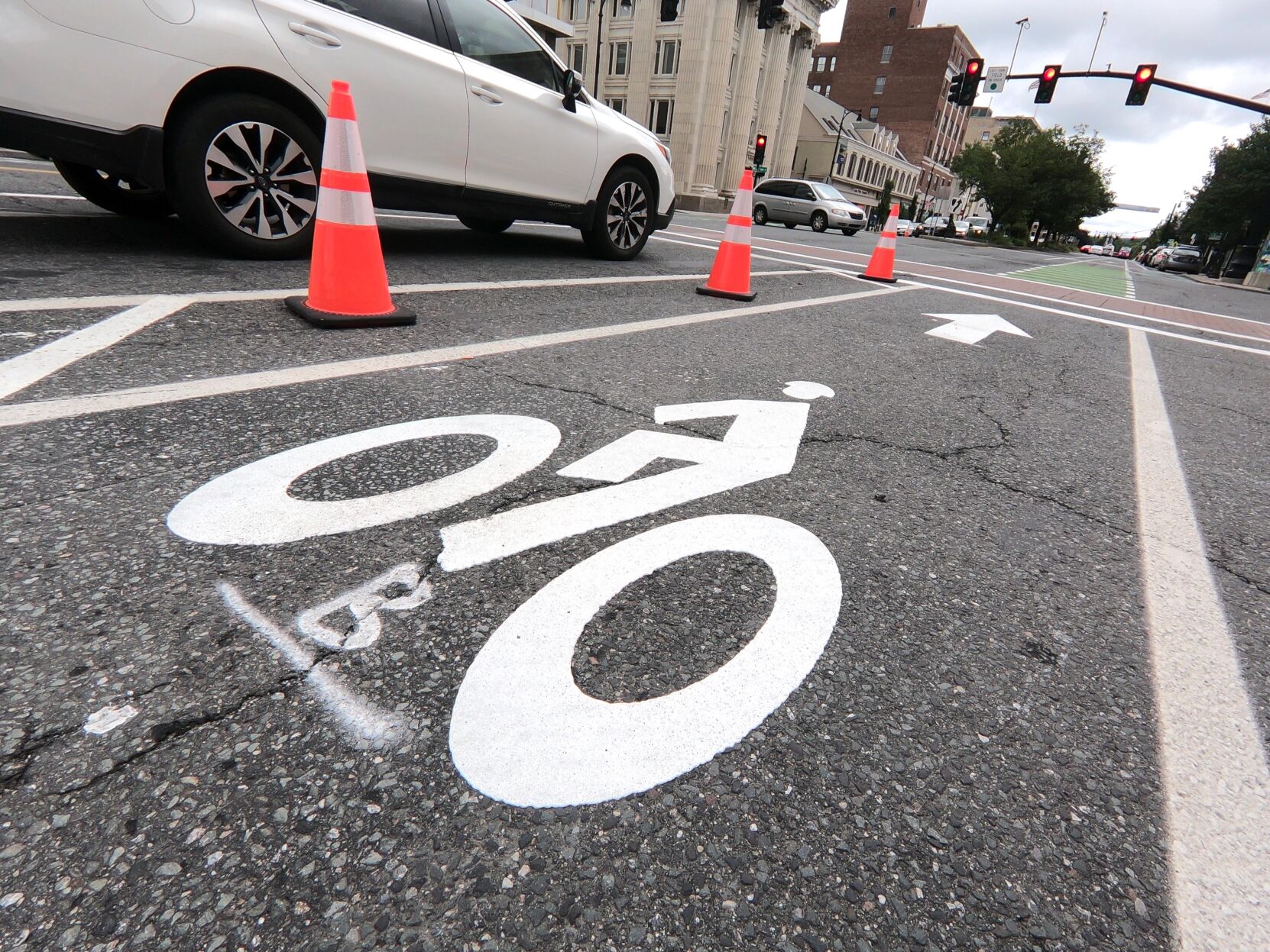 Lane markings